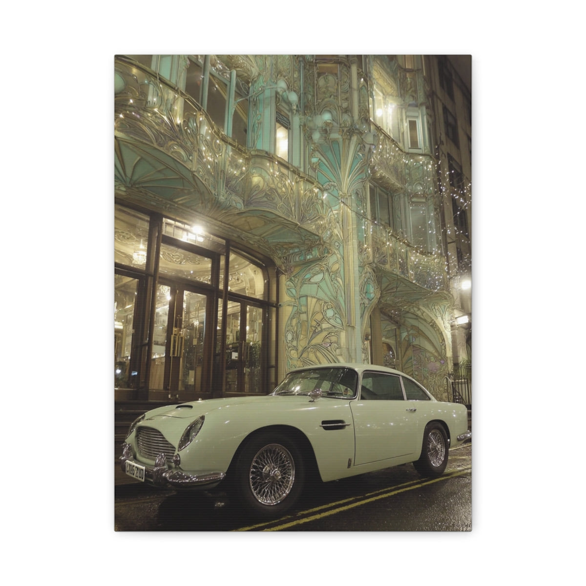 Iconic Sports Car Gallery Canvas