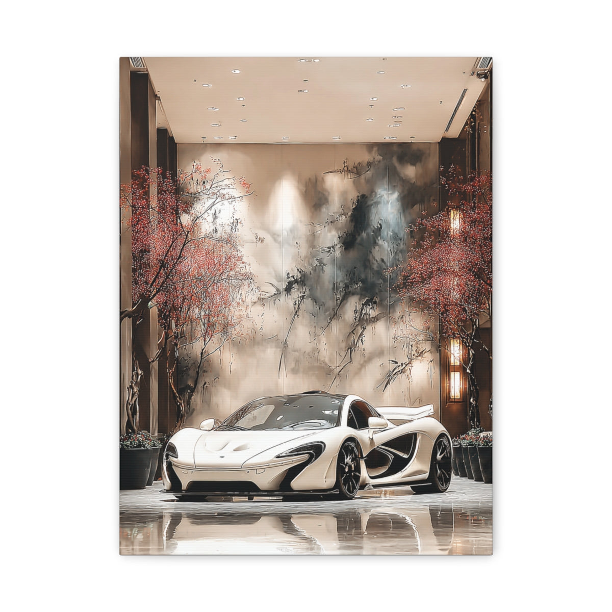 Iconic Sports Car Gallery Canvas