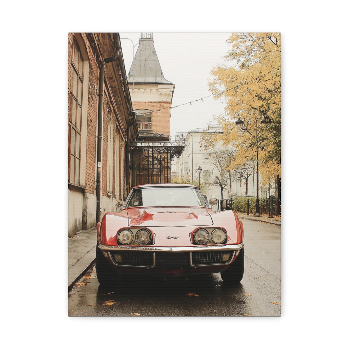 Iconic Sports Car Gallery Canvas