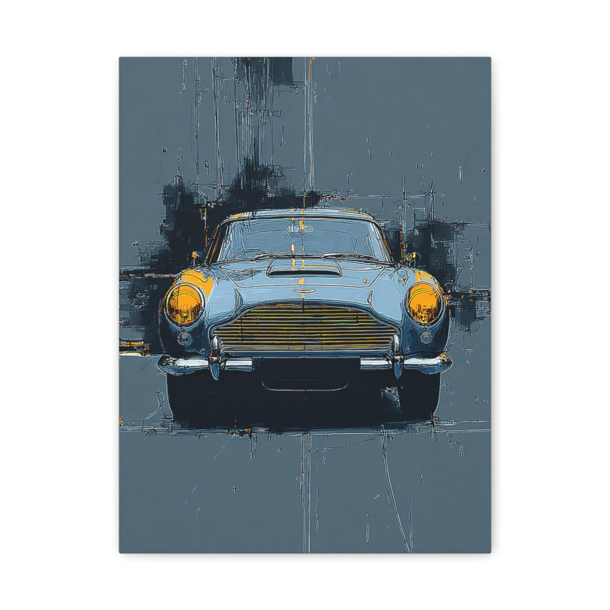 Iconic Sports Car Gallery Canvas