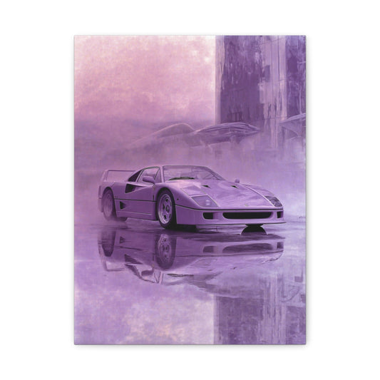Iconic Sports Car Gallery Canvas