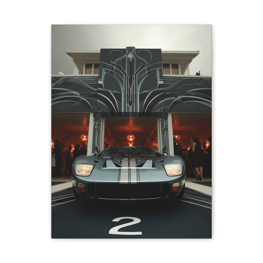 Iconic Sports Car Gallery Canvas