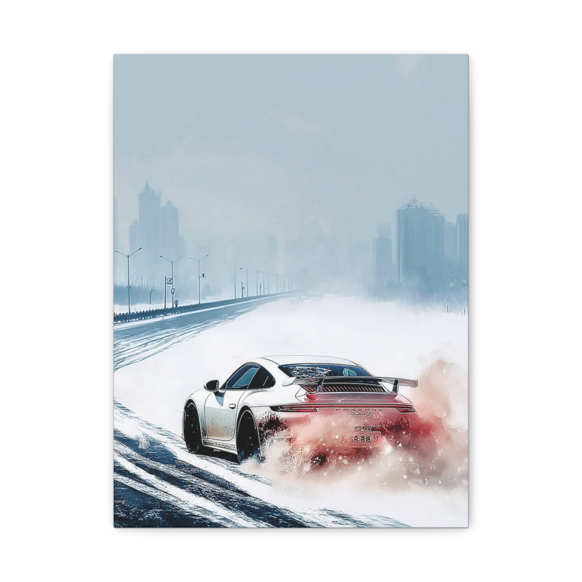 Iconic Sports Car Gallery Canvas