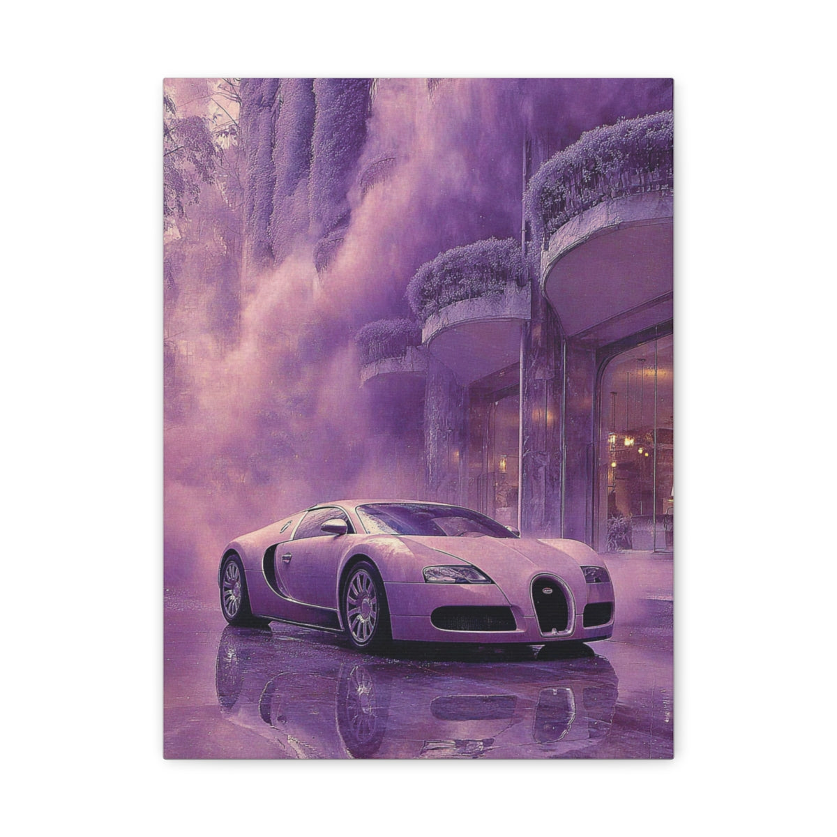 Iconic Sports Car Gallery Canvas