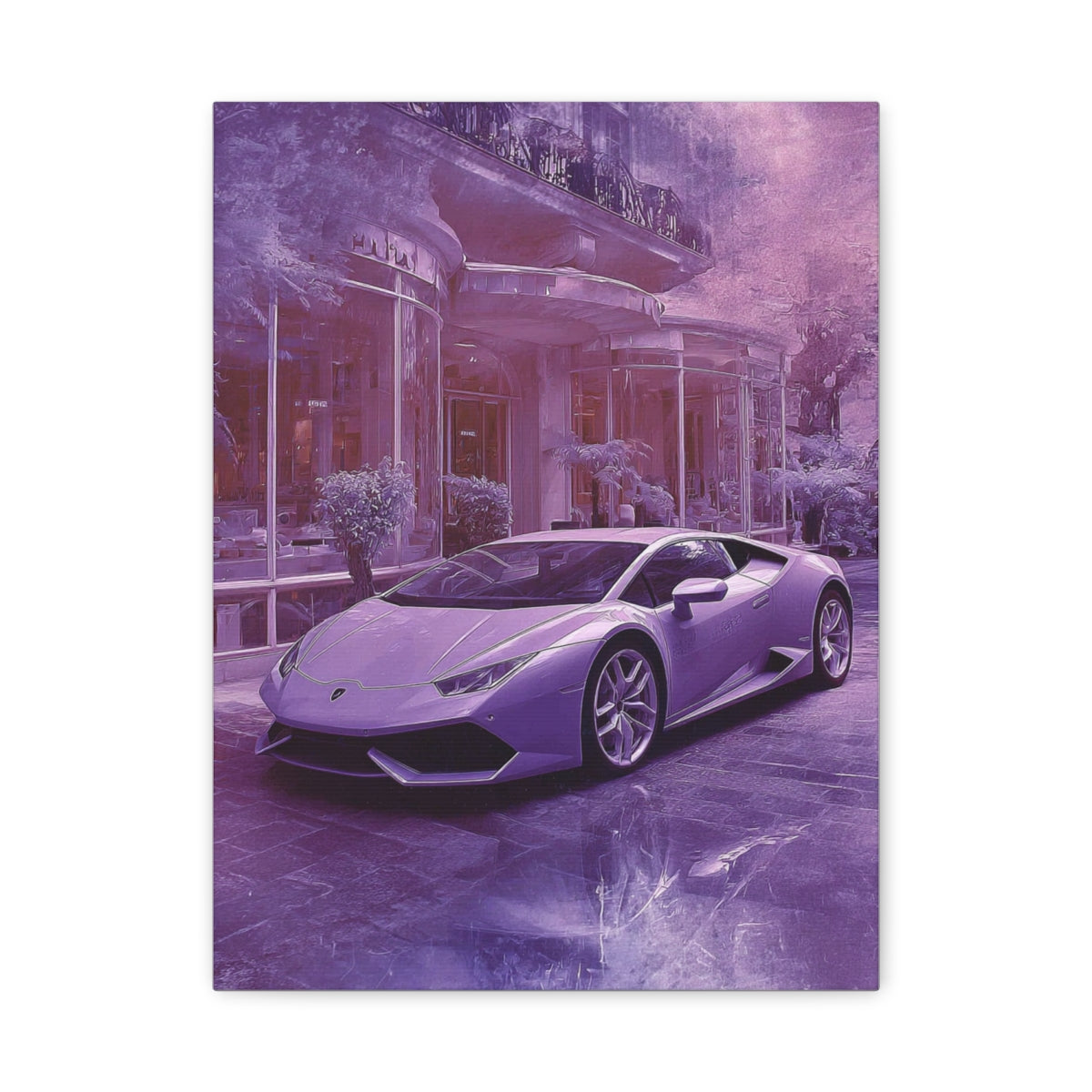 Iconic Sports Car Gallery Canvas