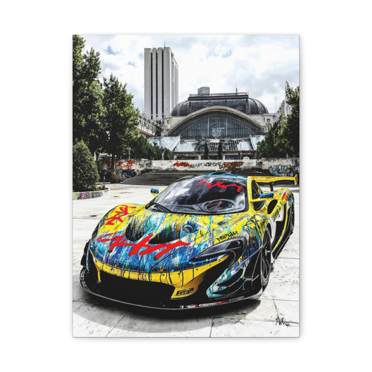 Iconic Sports Car Gallery Canvas