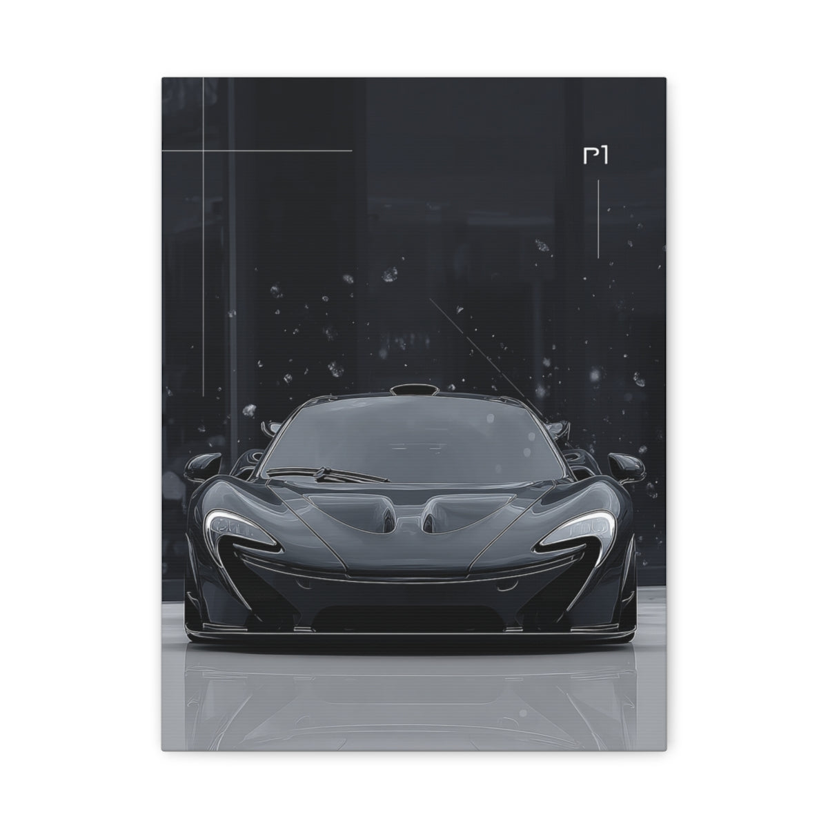 Iconic Sports Car Gallery Canvas