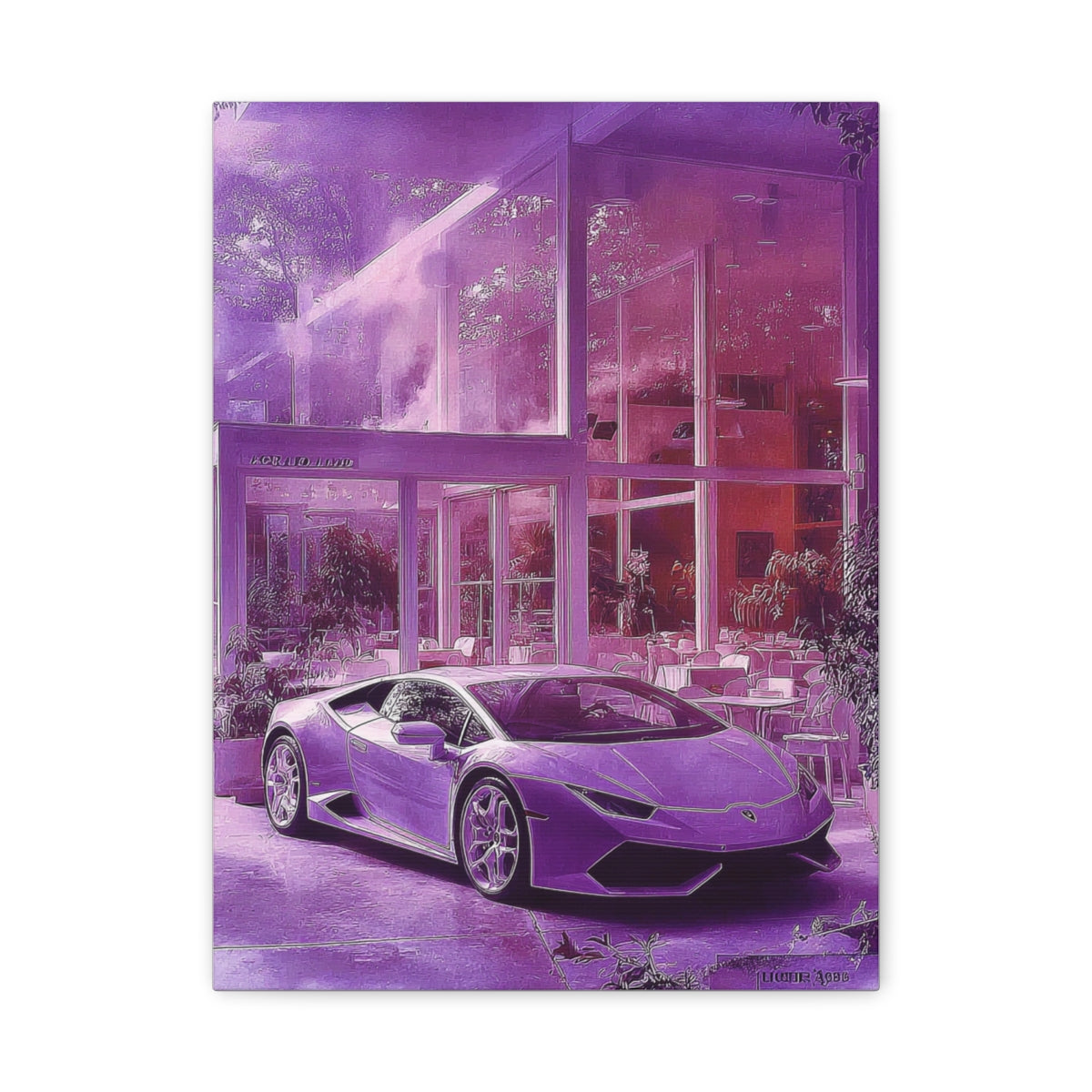 Iconic Sports Car Gallery Canvas