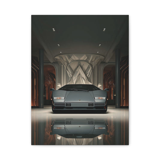 Iconic Sports Car Gallery Canvas