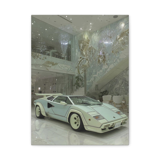 Iconic Sports Car Gallery Canvas