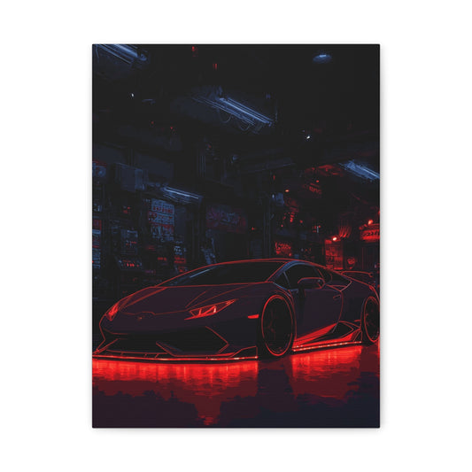 Iconic Sports Car Gallery Canvas