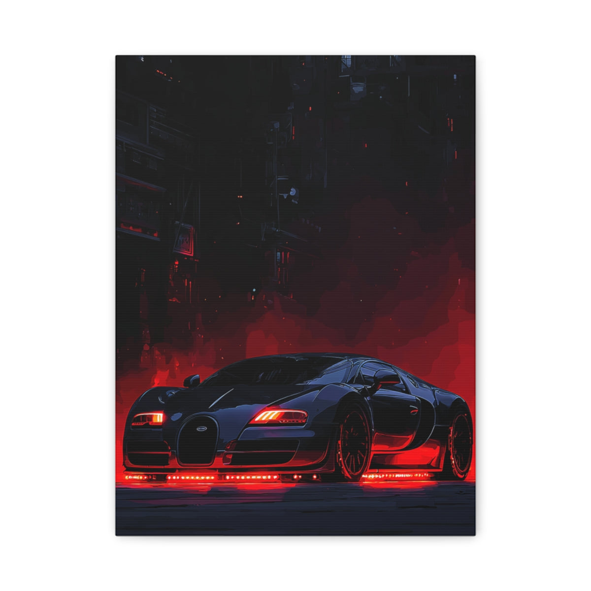 Iconic Sports Car Gallery Canvas