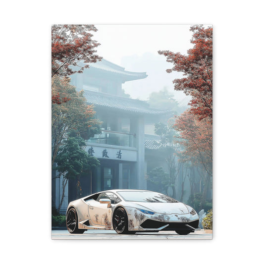 Iconic Sports Car Gallery Canvas