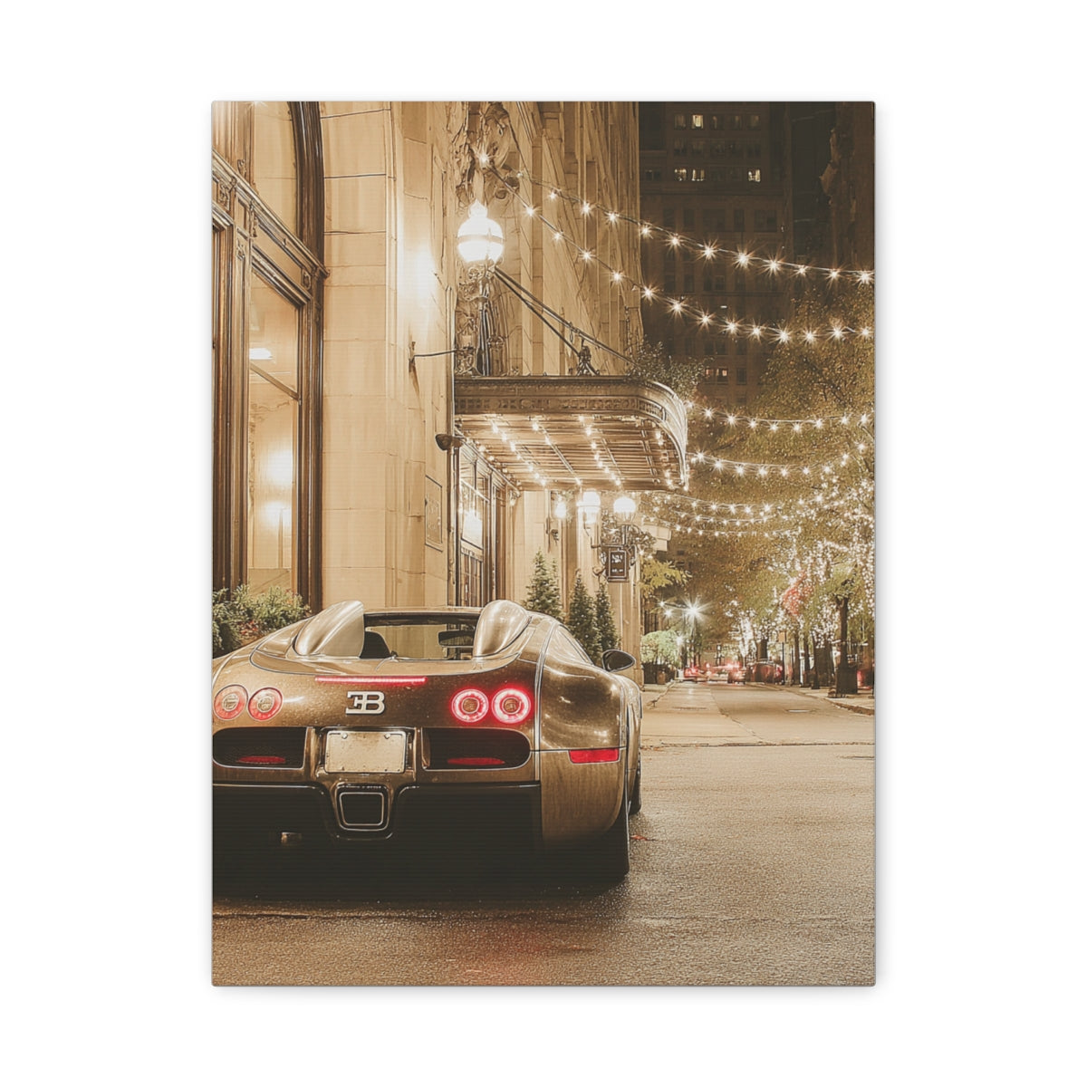 Iconic Sports Car Gallery Canvas