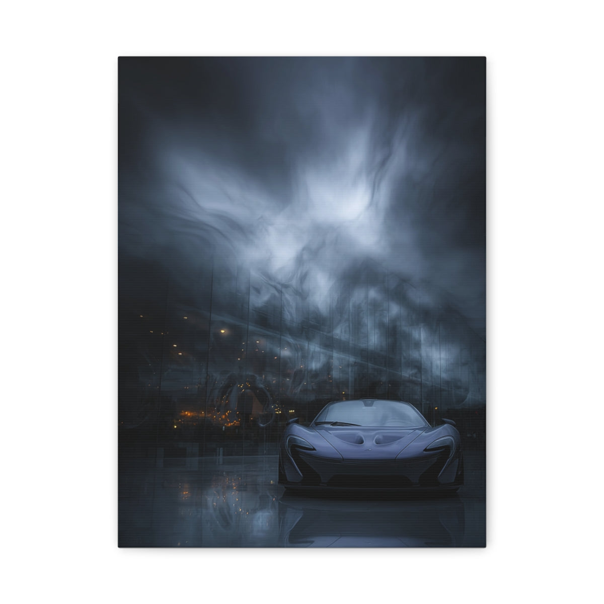 Iconic Sports Car Gallery Canvas