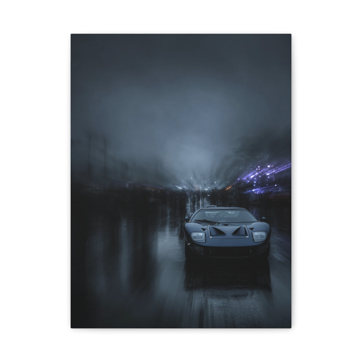 Iconic Sports Car Gallery Canvas