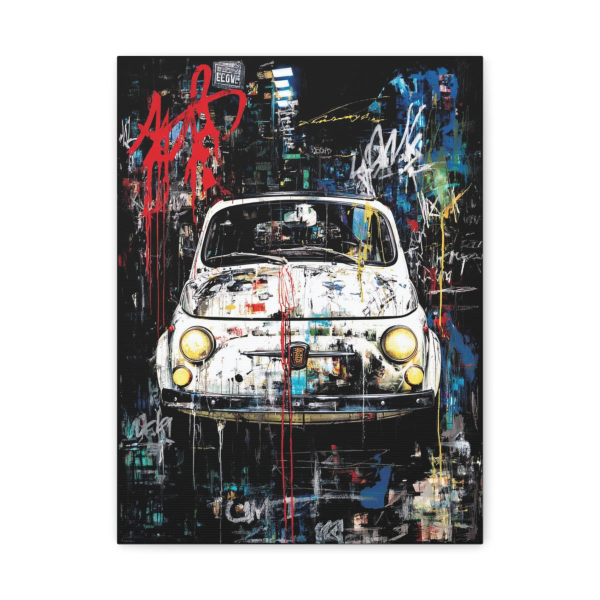 Iconic Sports Car Gallery Canvas