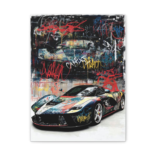 Iconic Sports Car Gallery Canvas