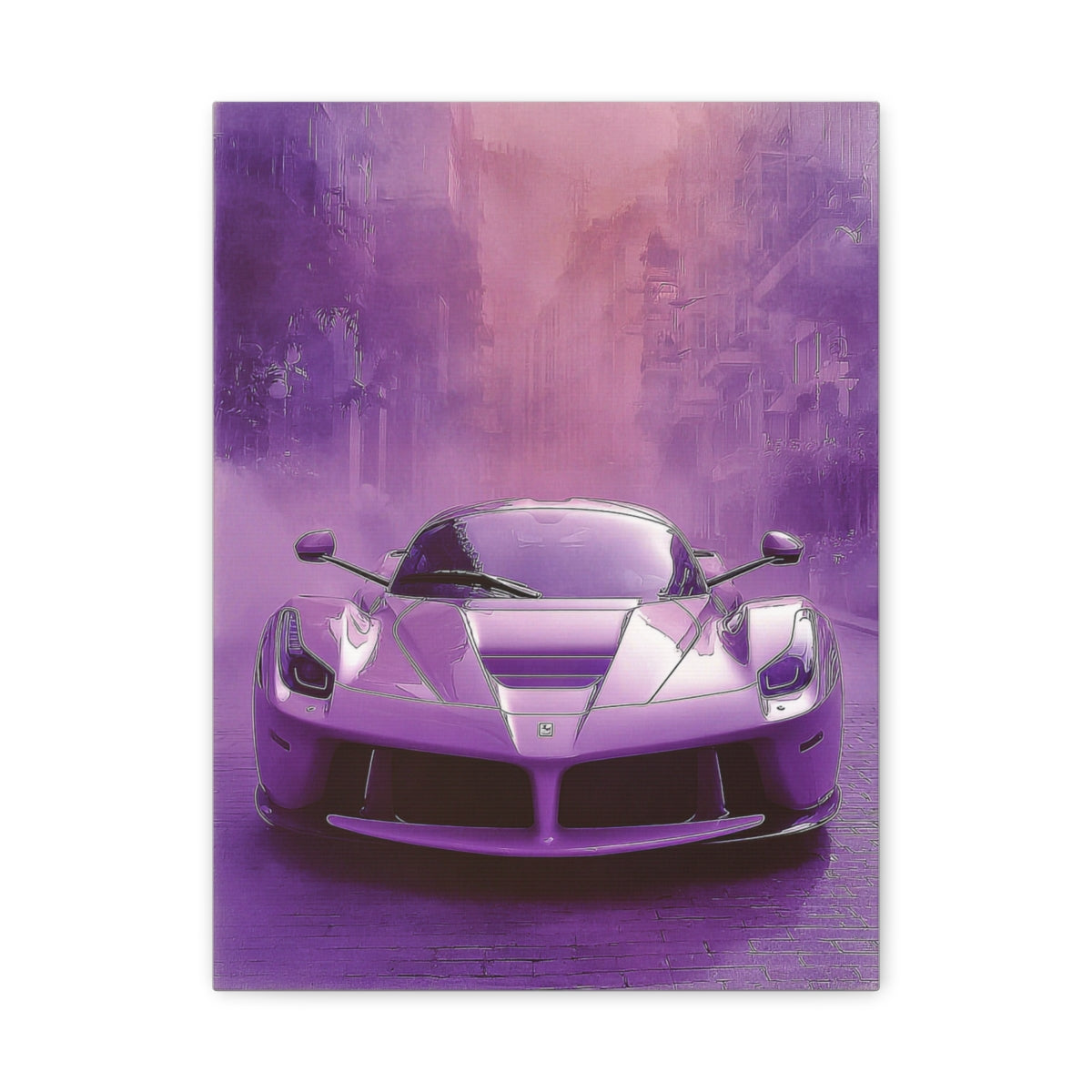 Iconic Sports Car Gallery Canvas