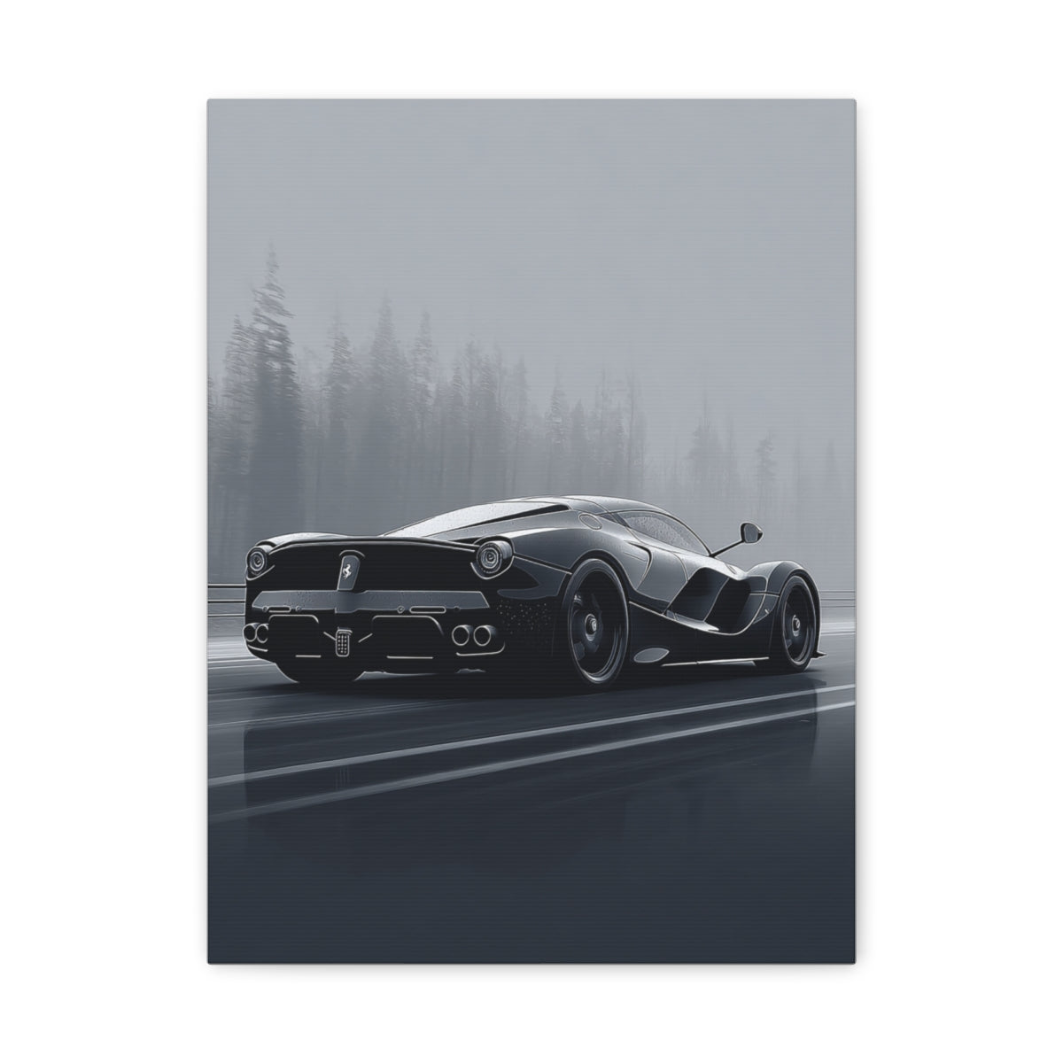 Iconic Sports Car Gallery Canvas